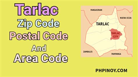 postal code capas tarlac|Tarlac ZIP Codes, Postal Codes, and Phone Area Codes.